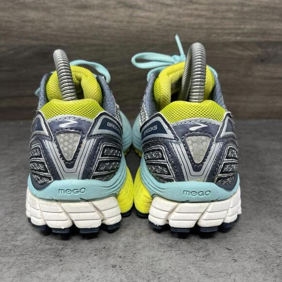 Brooks Ghost 6 Running Shoes Womns Size 6.5 Athletic Trainer Silver Blue - Picture 6 of 11